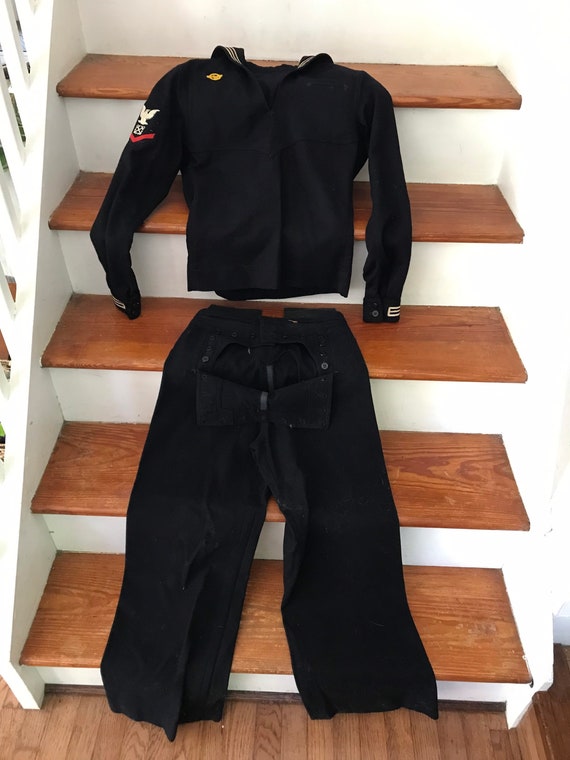 Original WWII Era US Navy Dress Blue Service Uniform - Etsy