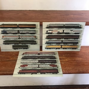 Train Photographs - Railroad Pictures - Frameable 8 1/2&quot; x 11&quot; Model Train Photos