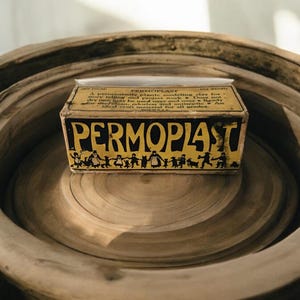 1960s NOS Permoplast Modeling Clay - 1LB - Unused