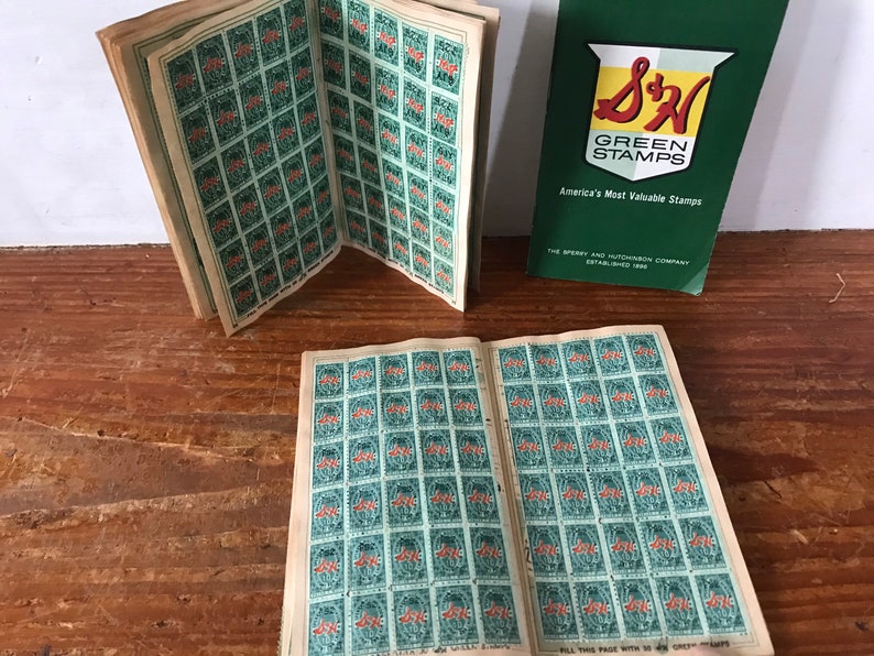 1960S S&H Green Stamps Books 3 1960 Ephemera/Scrapbooking Etsy