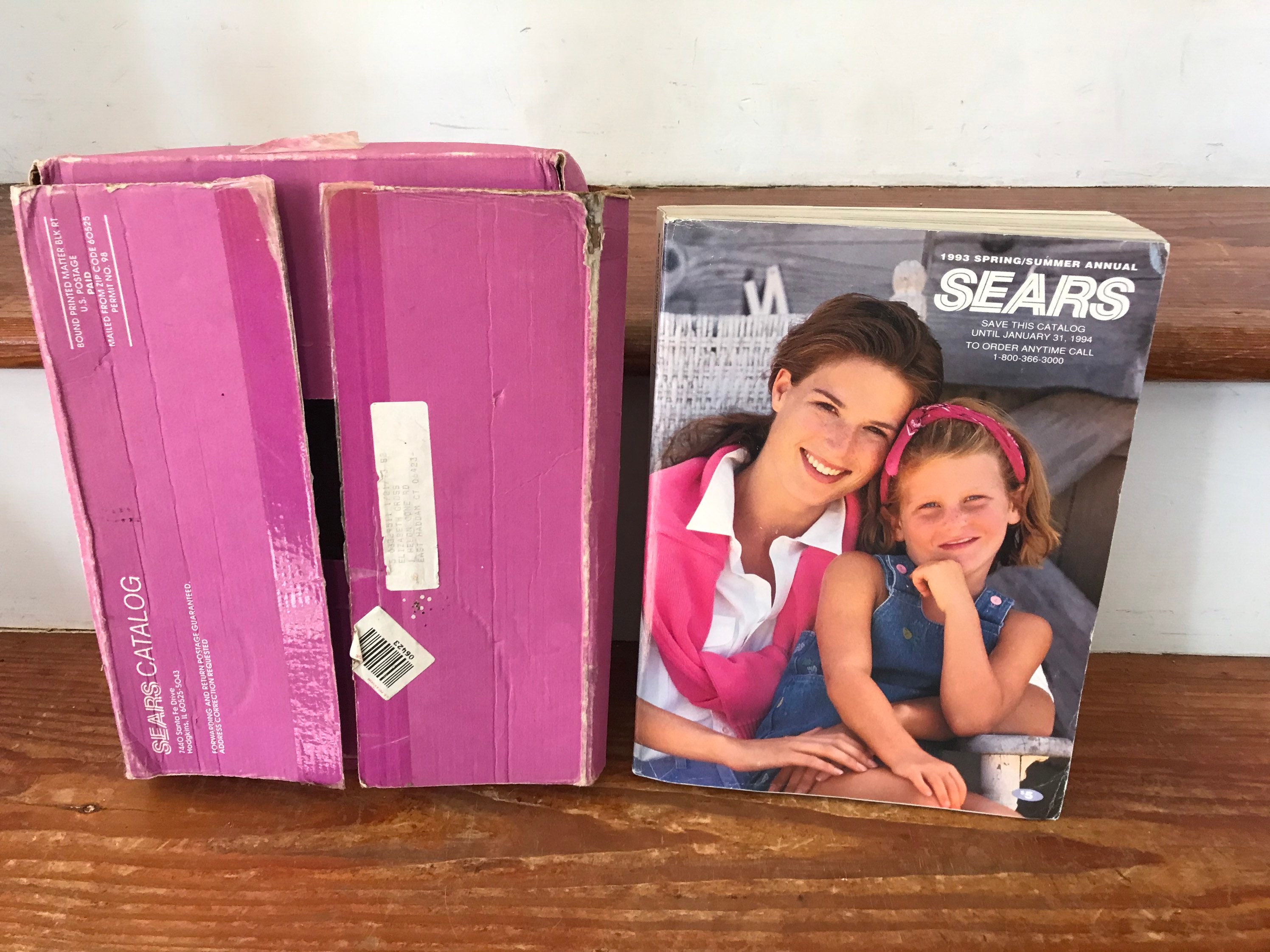 The Last 1993 Sears Catalog original With Box Vintage Old School