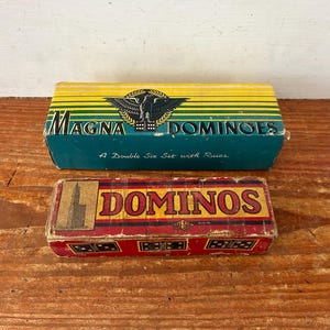 Dominoes - 2 Vintage Sets