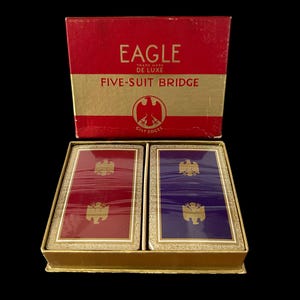 NOS 1960 Bridge Playing Cards - Factory Sealed With Tax Stamp