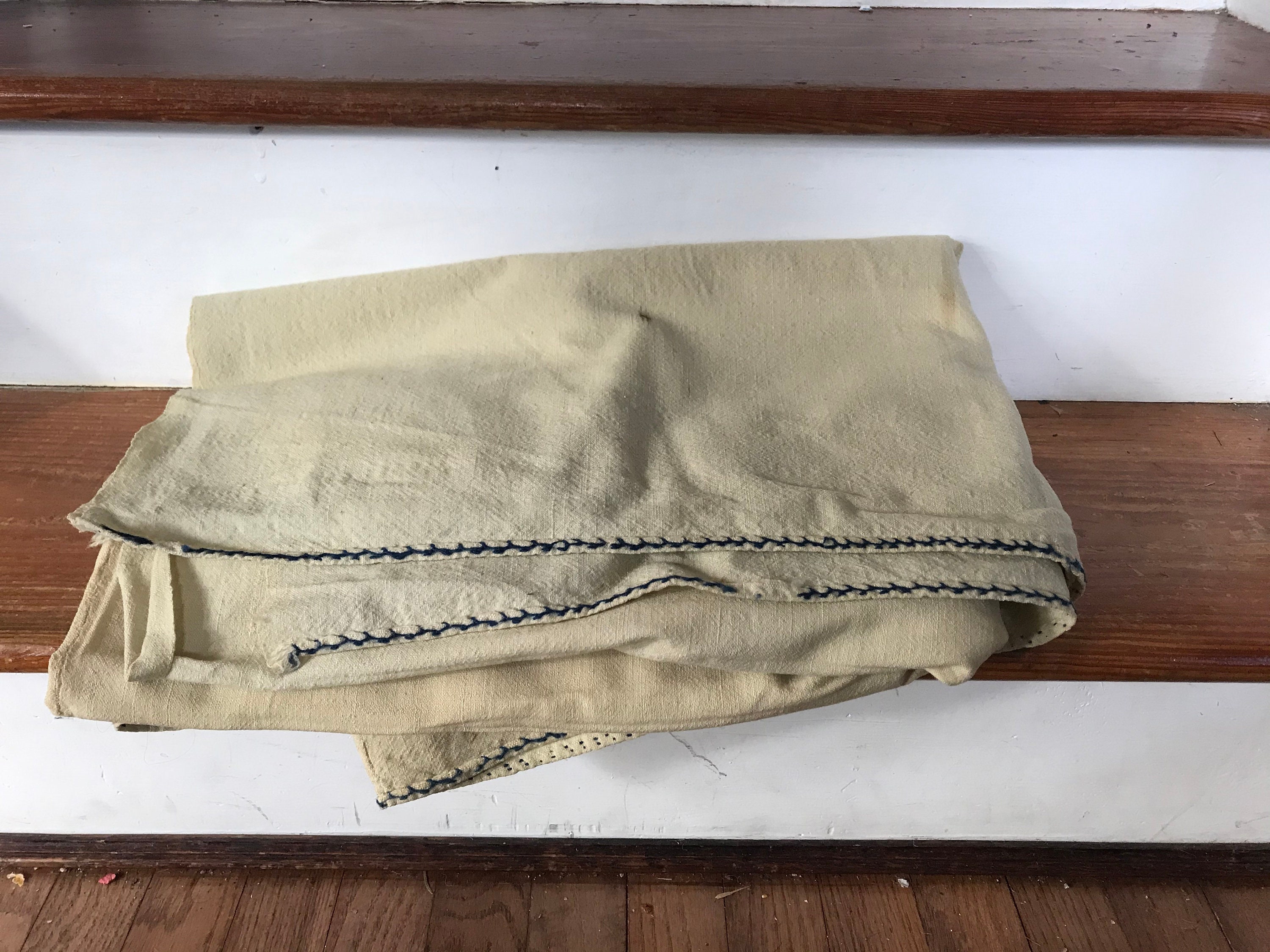 Antique Homespun Wool Blanket Early 1800s Blanket Etsy