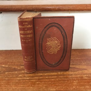 Late 1800s U.S. History Book - The National Handbook Of American Progress