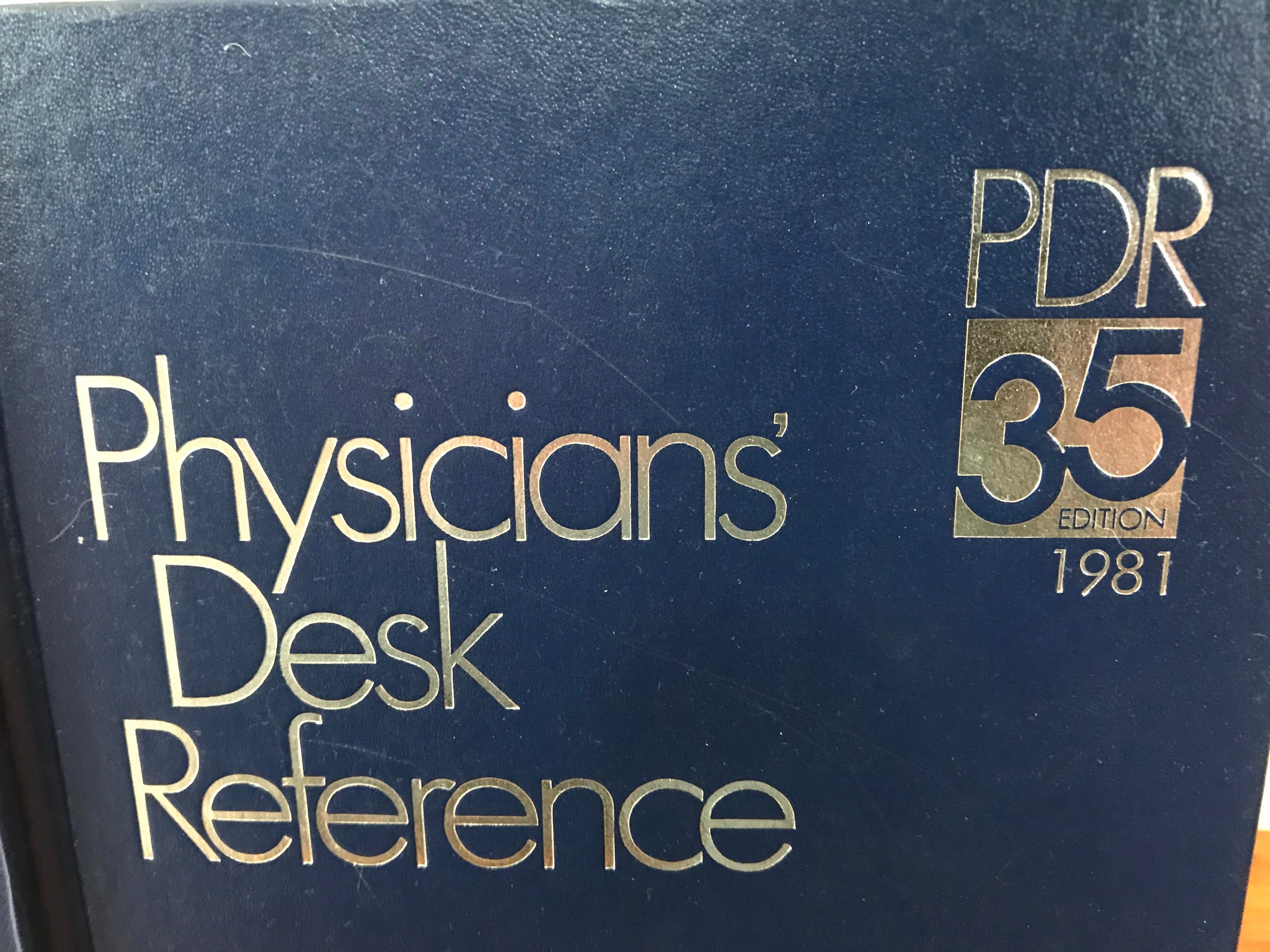 1981 Physicians Desk Reference PDR Doctors Pharmaceutical Etsy 日本