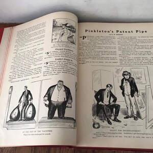 May include: A black and white illustration of a man standing on a scale with two bags of money. The caption reads "At the end of the vacation.  Pounds have been exchanged for pounds."