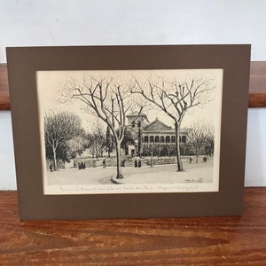 Original Etching by Italian Artist Antonio Carbonati - Signed Etching
