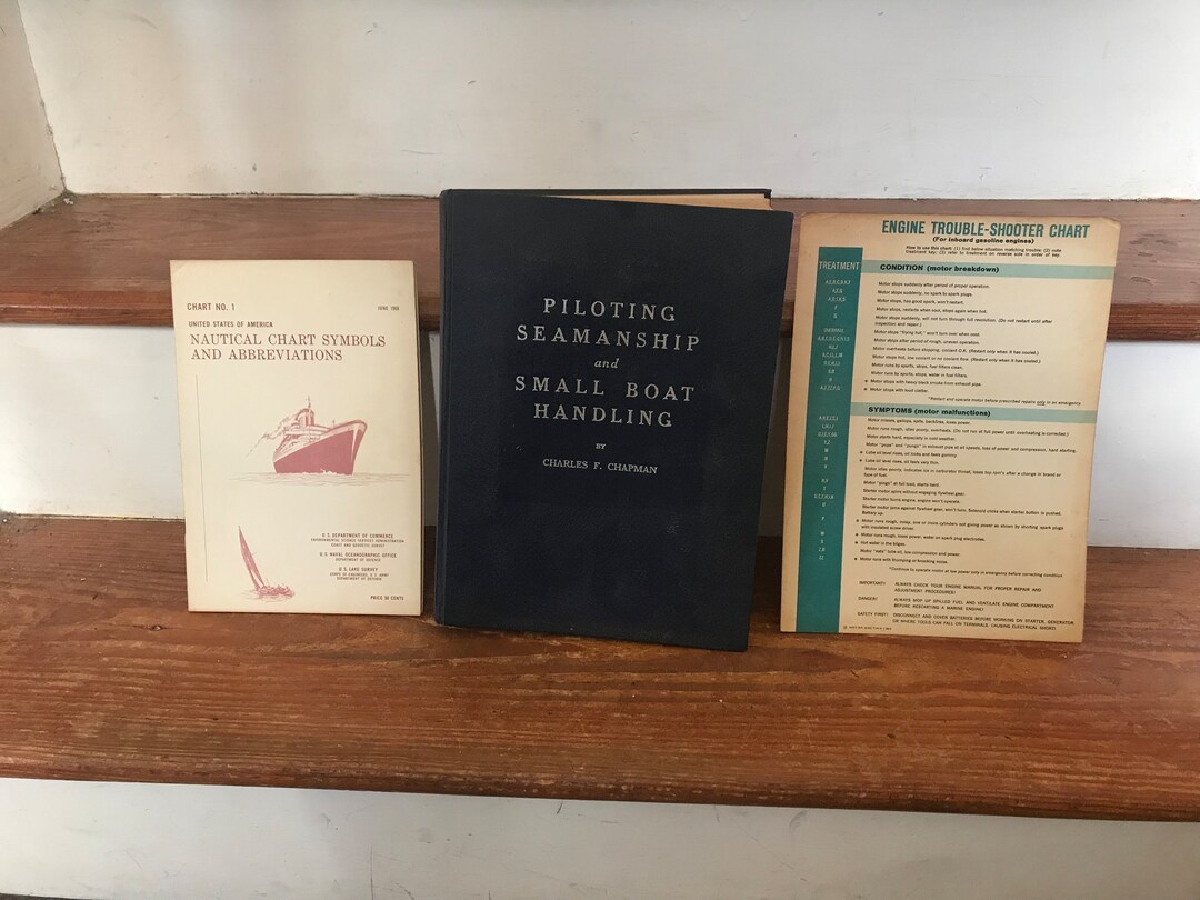 1960s Piloting Seamanship and Small Boat Handling Guide Book - Plus ...