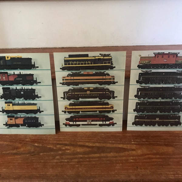 Train Photographs - Railroad Pictures - Frameable 8 1/2" x 11" Model Train Photos