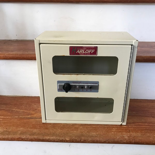 Medical Lock Box - Harloff Wall Mount Box - Combination Storage Cabinet