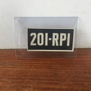 Cartão colecionável de matrícula Topps vintage 1953 - FRANÇA - Cartão exclusivo não esportivo colecionável