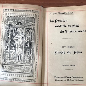 Early 1900s French Prayer Book -