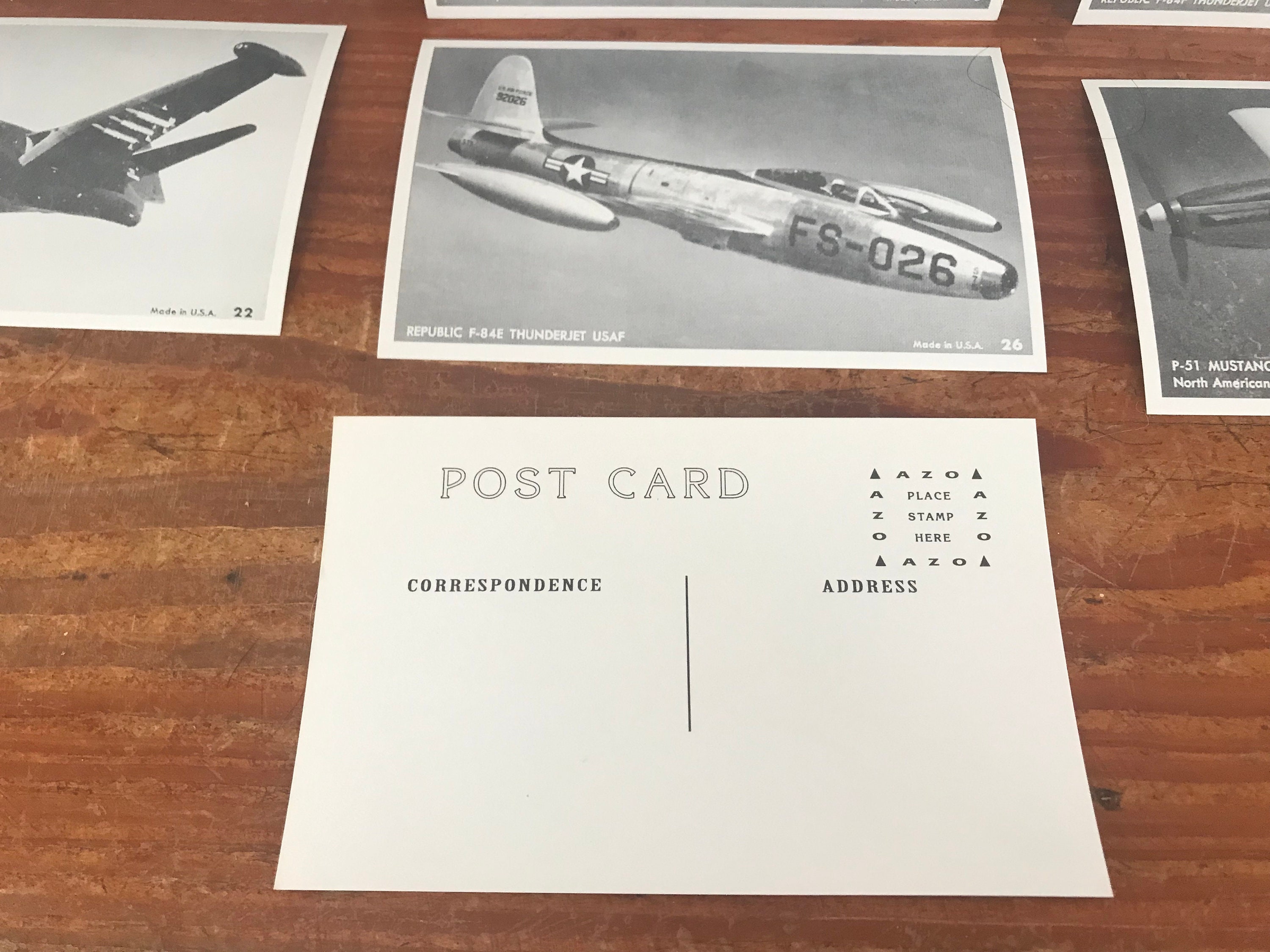 Military Postcards USA Airforce Aircraft Postcards Etsy