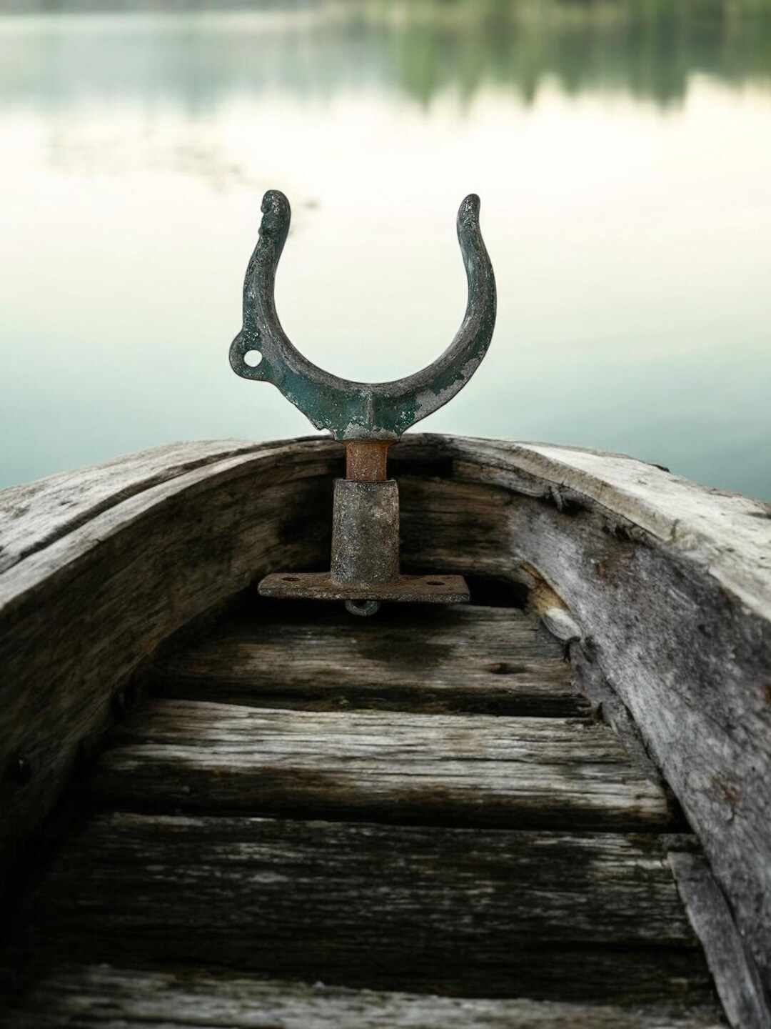 Oar Lock With Mount - Beach House/maritime Decor - Repurpose Hardware ...