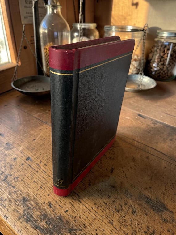 WWII Era Business Ledger - Store Sales Ledger- Record Keeping Ledger