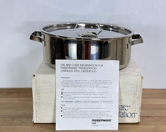 Farberware Presentations 4 Quart Lidded Steel Casserole in Box