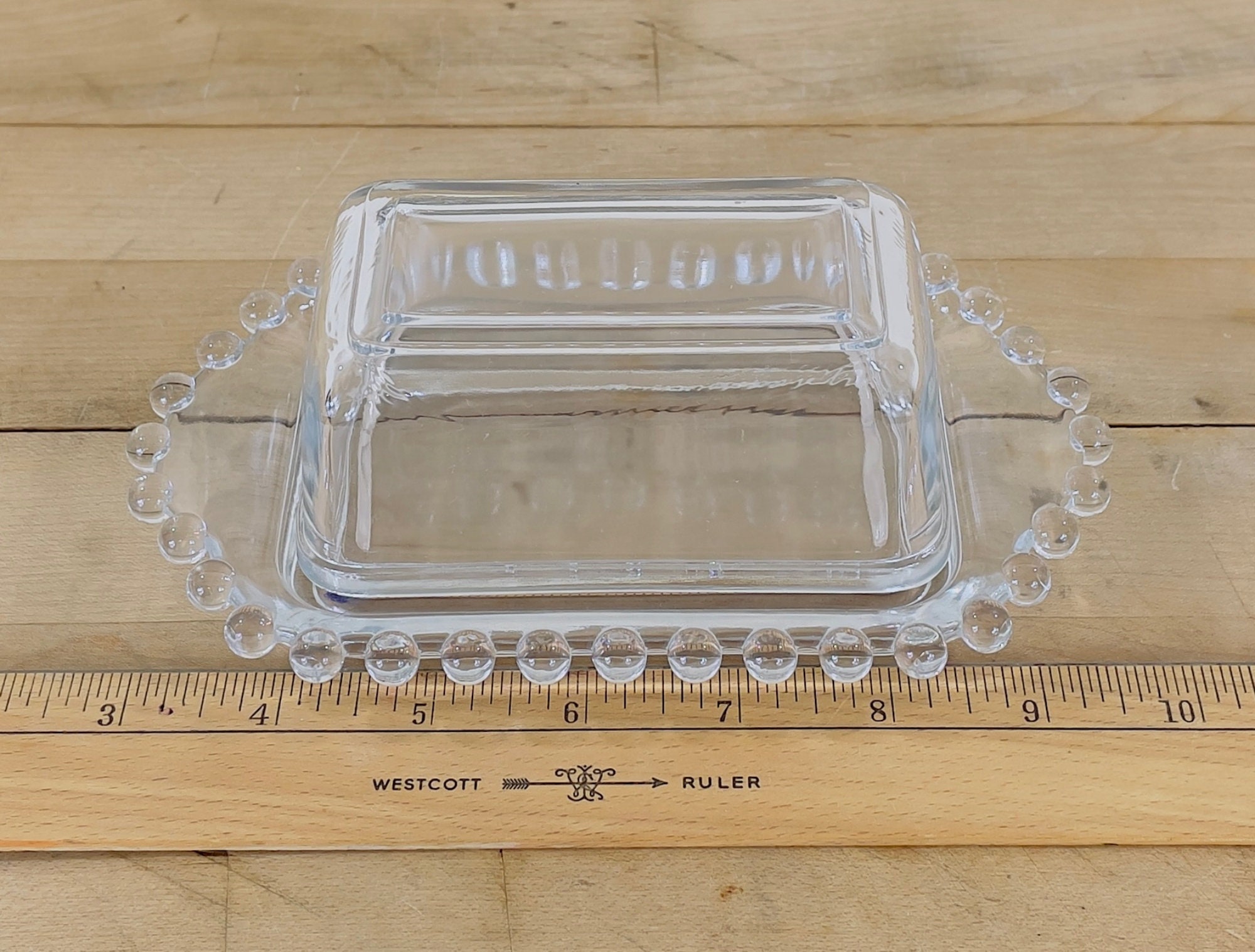 Candlewick Butter Dish by Imperial Glass, Candlewick 400/276 California