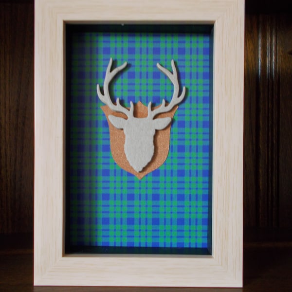 Monarch of the Glen picture, Scottish Stag Silhouette art