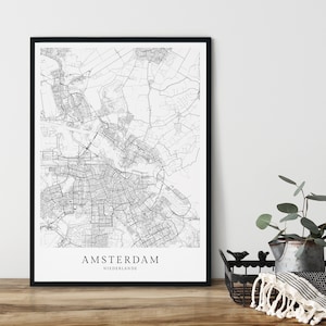 AMSTERDAM Poster City Map | Kunstdruck Stadtplan