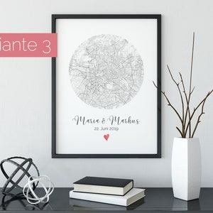 Jahrestag Geschenkidee personalisiert | Hochzeitstag Geschenk | Liebe | individualisiertes Poster auf Wunsch inkl. Rahmen