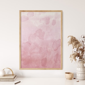 RÖDA VÅGOR 2 Print Poster minimalistisch abstrakt skandinavisch nordic abstract