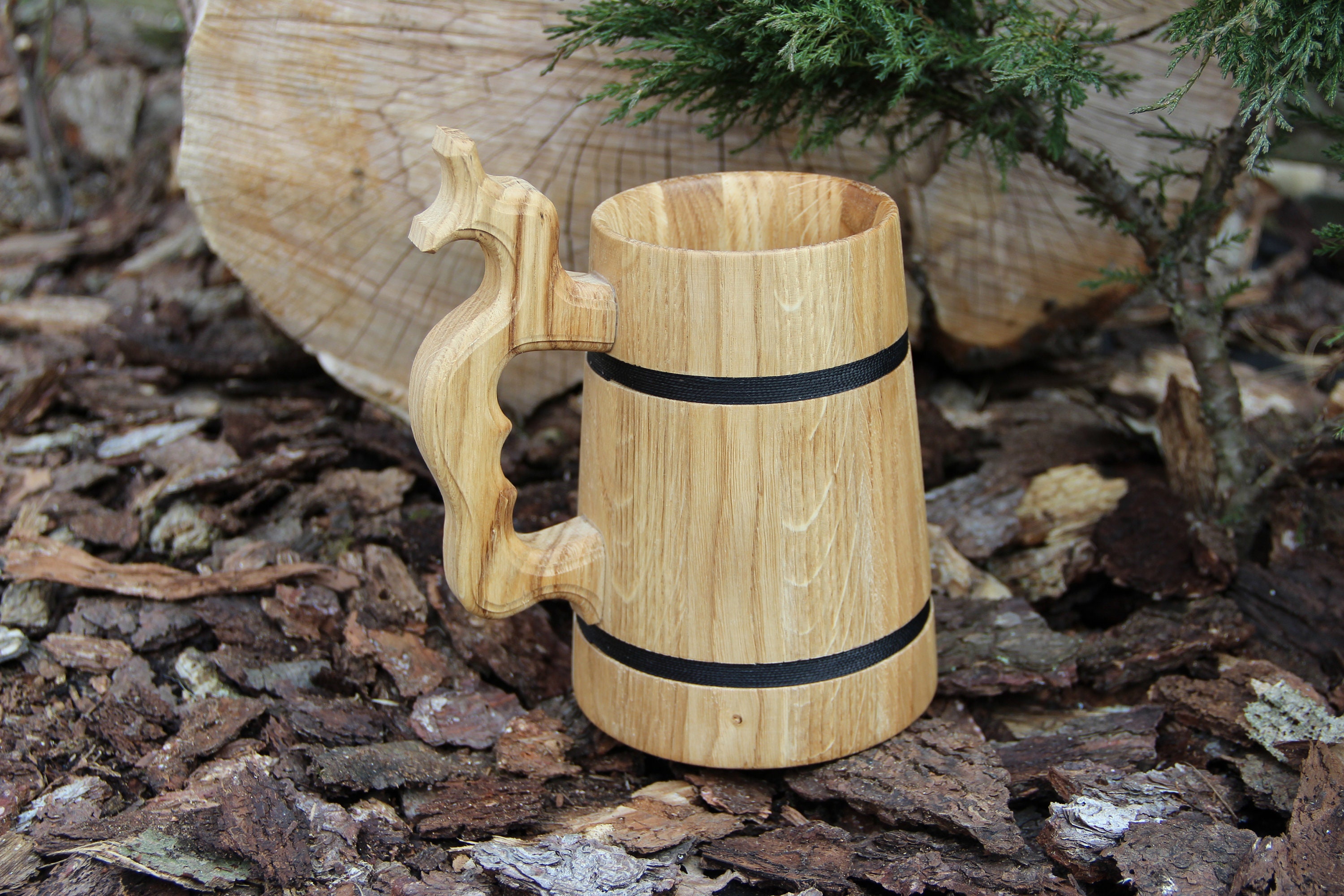  Mandalorians Beer Mug, 22 oz, SW Wooden Beer Stein, Geek Gift,  Personalized Tankard, Custom Gift for Men, Gift for Him : Handmade Products
