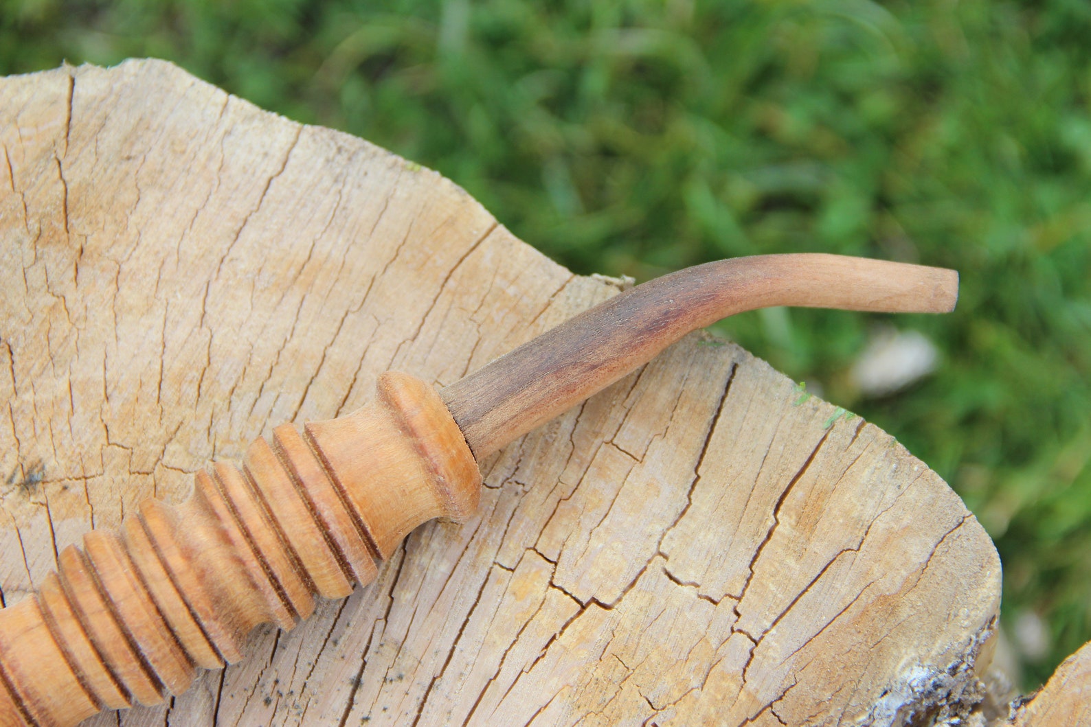 Tobacco pipe wood smoking pipe pipe with lid hand carved | Etsy