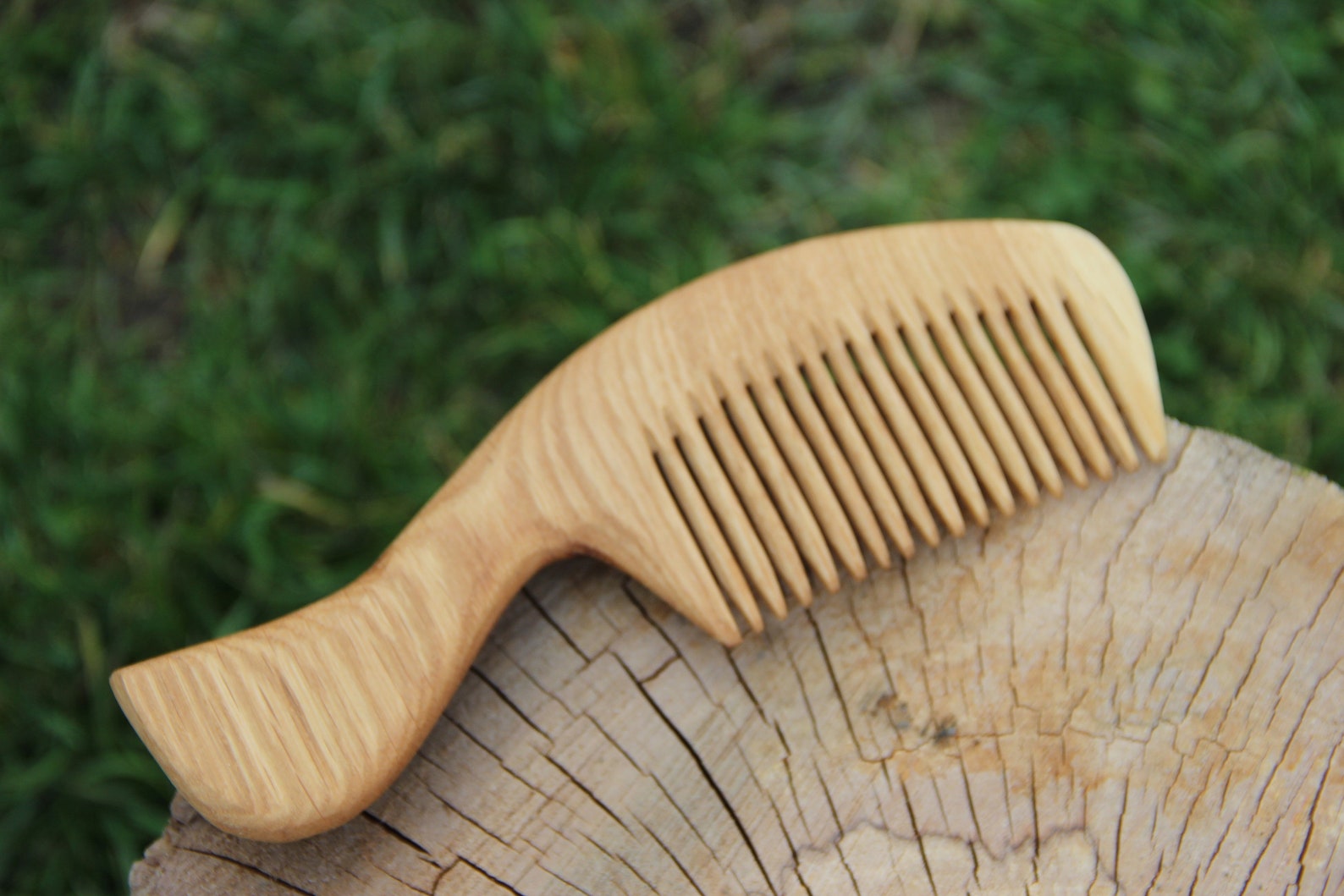 Natural Wood Comb Hand Carved Comb Beard Comb Wooden Beard Etsy