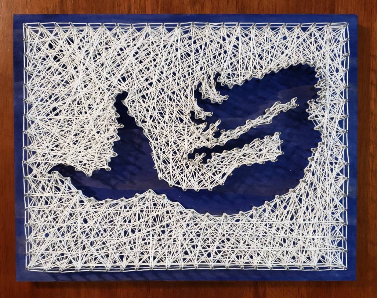 Mermaid String Art | Etsy