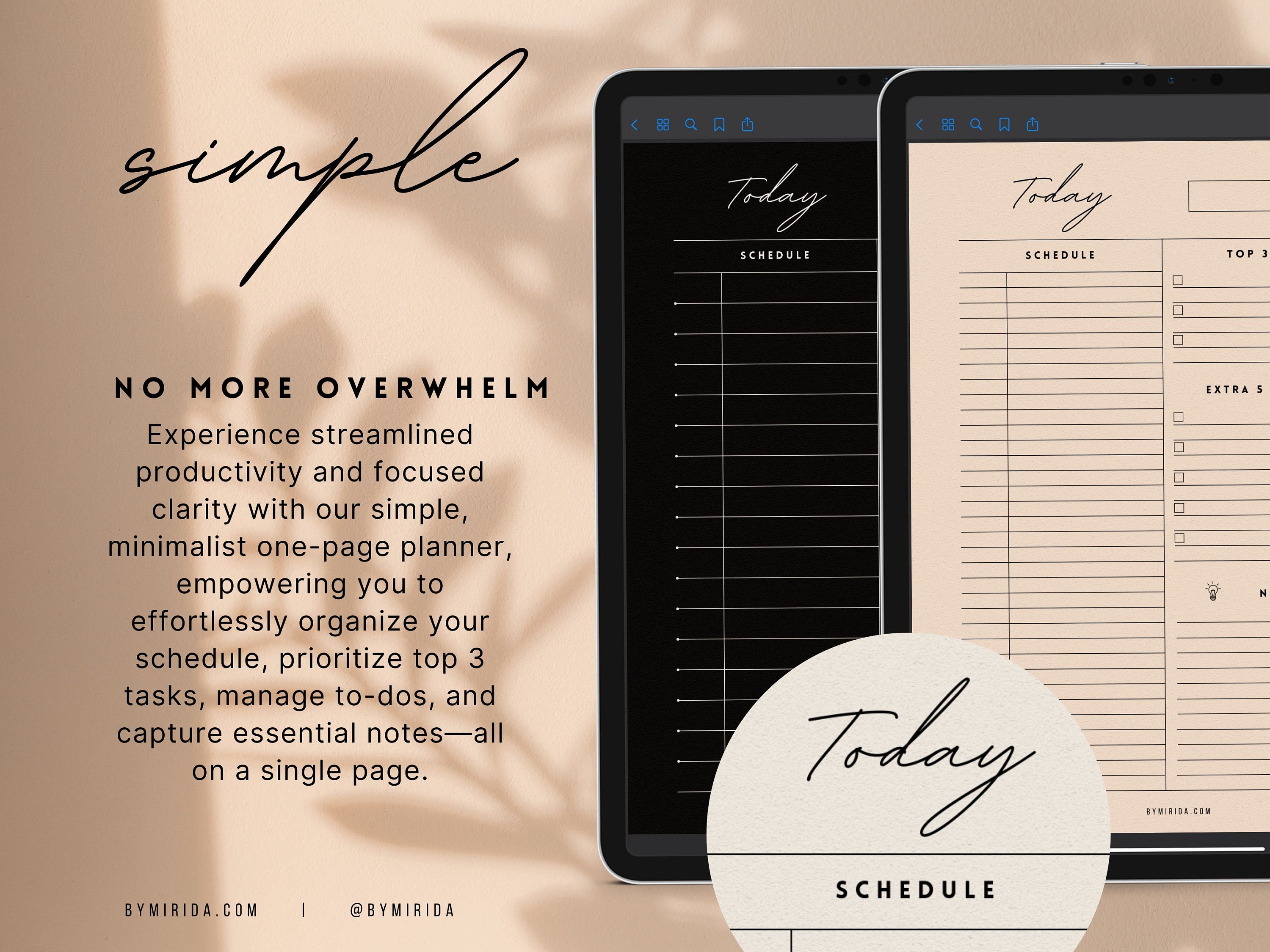 Daily Digital Planner Template Goodnotes to Do List Checklist PDF ...