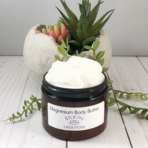 Magnesium Body Butter, Moisturize, Magnesium Oil, Sleep, Restful Sleep Magnesium Lotion, Relaxing Lavender Lotion, Sleepy Time Lotion, Relax