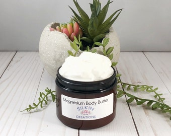 Magnesium Body Butter, Moisturize, Magnesium Oil, Sleep, Restful Sleep Magnesium Lotion, Relaxing Lavender Lotion, Sleepy Time Lotion, Relax