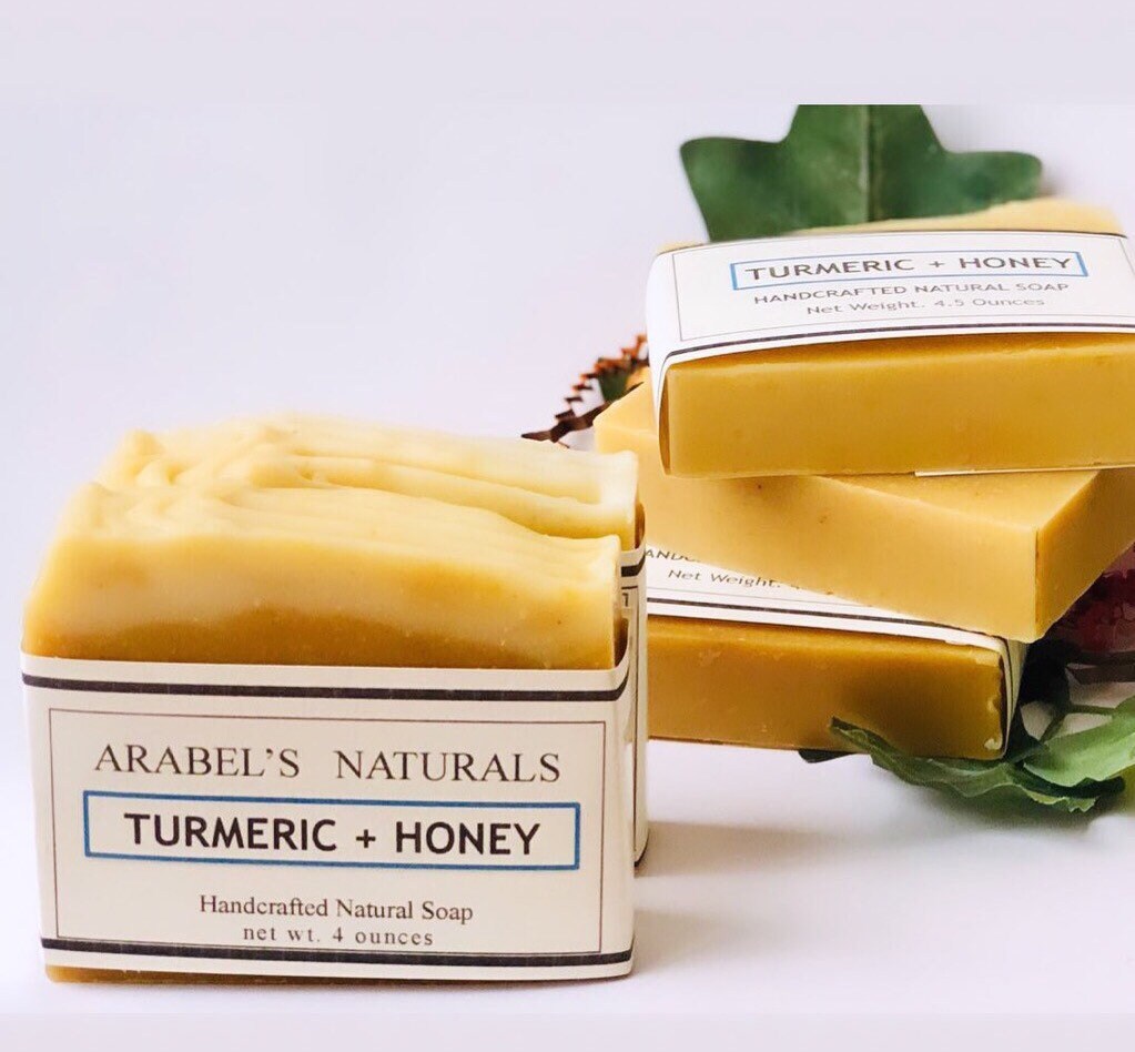 Turmeric & Honey Acne Face Soap Oily skin Acne blackheads Etsy