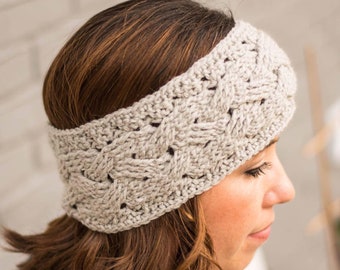 Braided Cable Ear Warmer Headband Crochet Pattern | PDF Crochet Pattern | Crochet Cables | Large Cable | Adult Ear Warmer