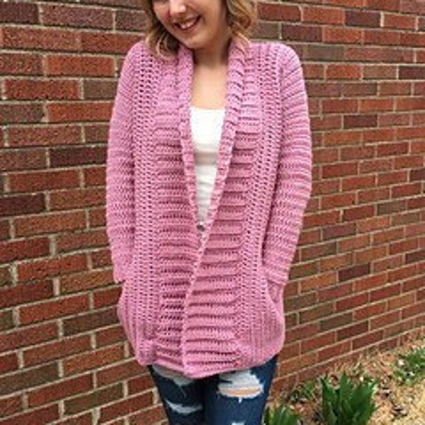 Cameo Cardigan Crochet Pattern | Adult Sweater | Child Sweater | Crochet Cardigan | Toddler Sweater | Warm Top | Cardigan Crochet Pattern