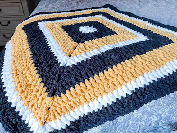 Beginner Crochet Pattern BERNAT Blanket Yarn Crochet Pattern