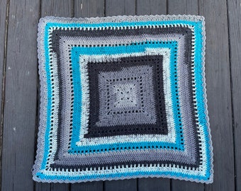 One Cake Baby Blanket Crochet Pattern | Digital Download | Caron Big Cakes Yarn | One Skein Baby Blanket | Square Blanket Crochet Pattern