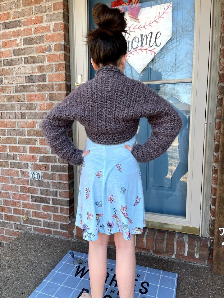 39 Cropped Sweater Crochet Patterns: Upgrade Your Wardrobe Handmade Style 28 Child Crochet Shrug Pattern Cropped Bolero Sweater