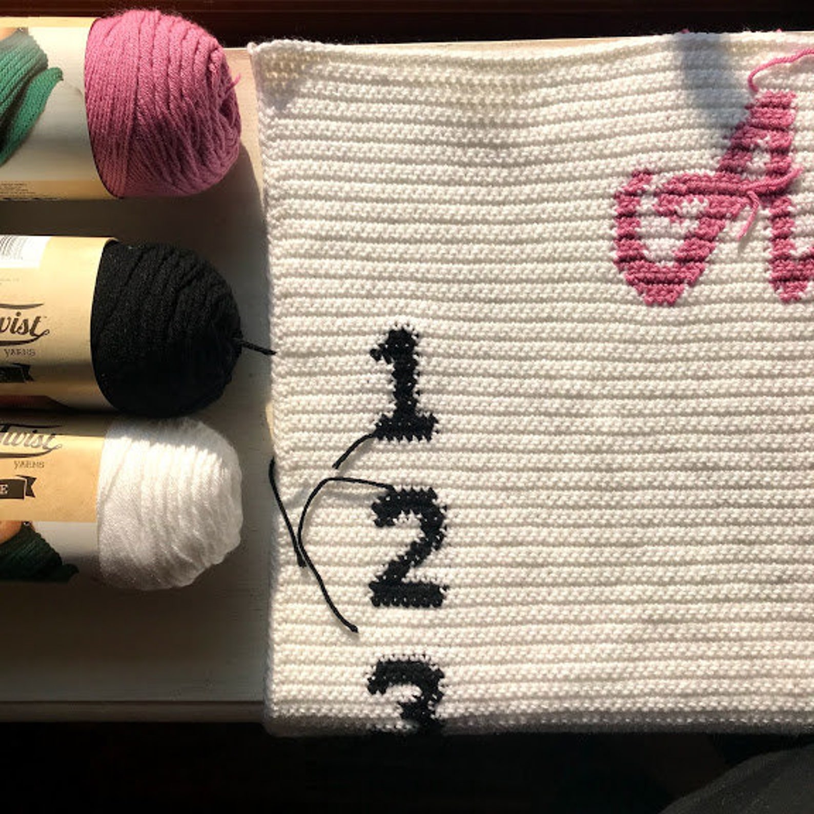 Baby Growth Blanket Crochet Pattern Monthly Growth Baby Etsy