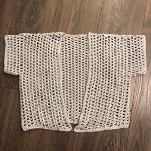 Savy Shrug Crochet Pattern en tailles adultes Haussement d'épaules pour adultes Pull en crochet Haut crocheté image 6