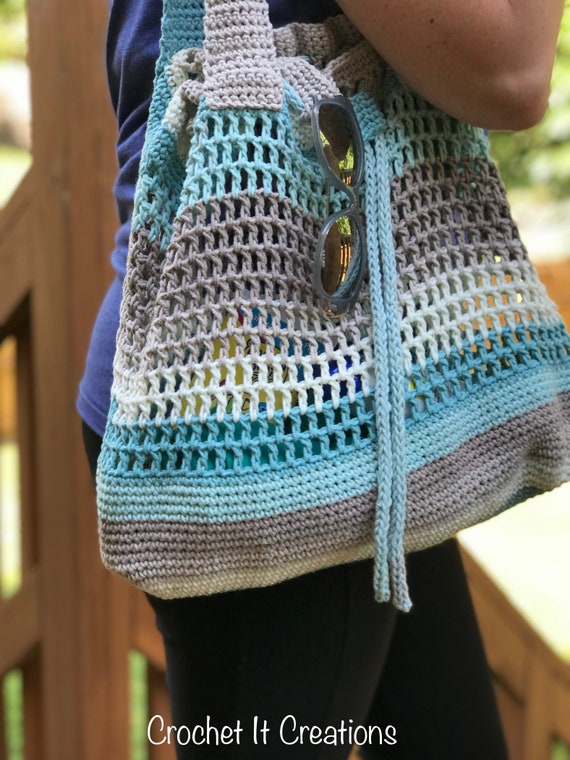 Crochet Tote Bag - Crochet with Carrie