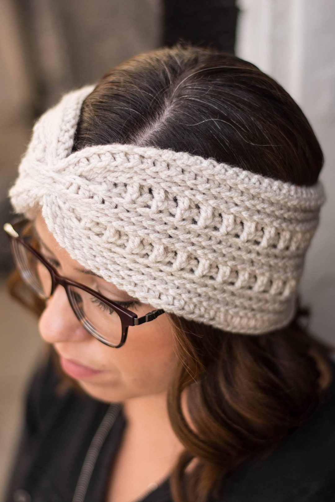 Ana Ear Warmer Crochet Pattern | Textured Camel Stitch Headband (PDF ...