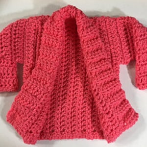 Cameo Cardigan Crochet Pattern Adult Sweater Child Sweater Crochet ...