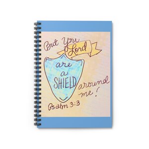 Faith-Inspired Spiral Notebook - Ruled Line - Inspirational Journal, Christian Gift, Bible Verse, Gratitude Journal, Daily Planner