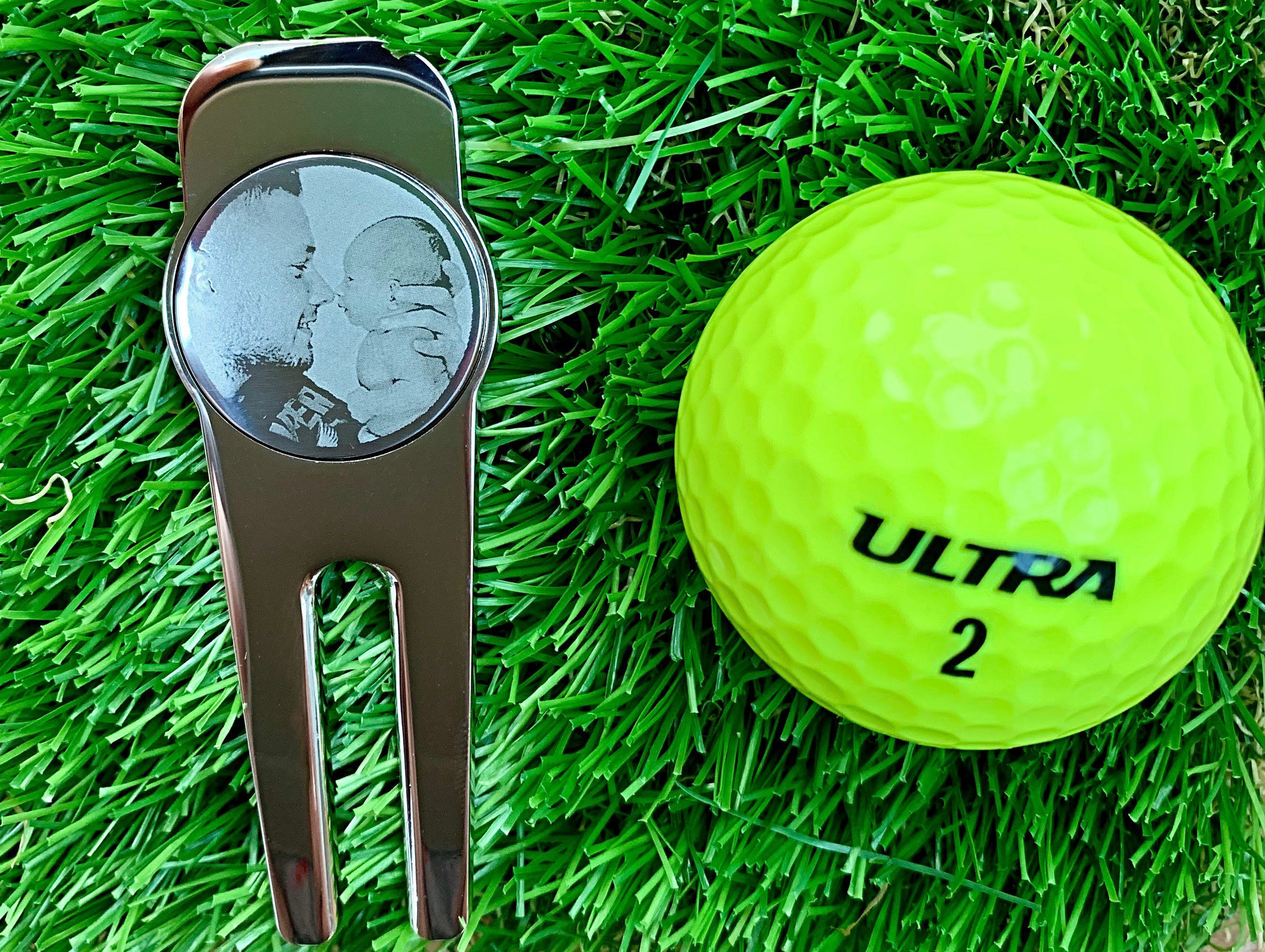 Personalised Photo Golf Pitch Mark Repairer Tool Engraved Etsy