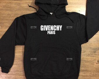 Givenchy Paris Hoodie Unisex Black Hoodie Pullover