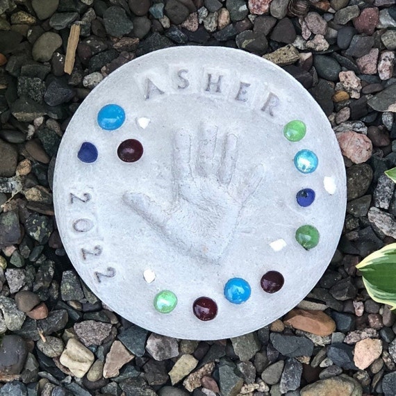 DIY Stepping Stone Kit Handprint Stepping Stone Footprint