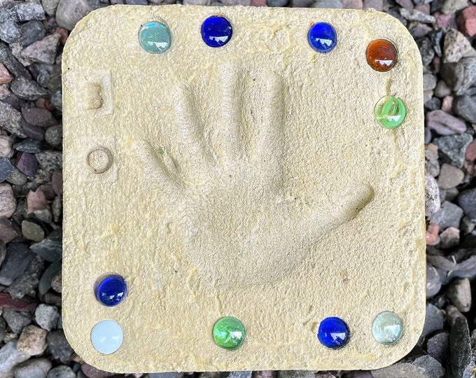 DIY Paw Print Stepping Stone Kit, Pet Memorial Stone, One of a Kind Etsy