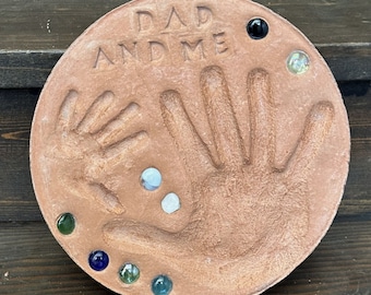 DIY Handprint Garden Stone - Custom-made Keepsake for Family